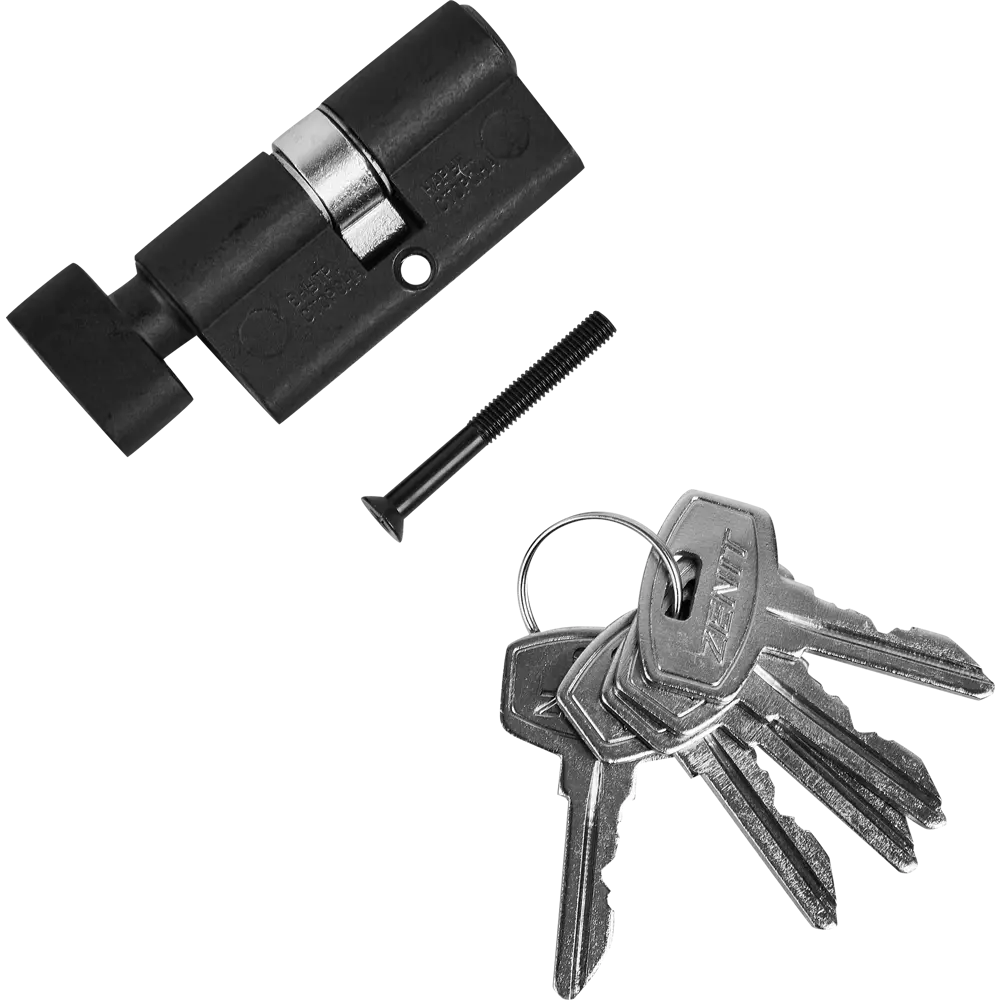 Цилиндр дверной Зенит МЦ1П-5-60 с защитой от выбивания 85302647 STLM-0904362 - Вид №1