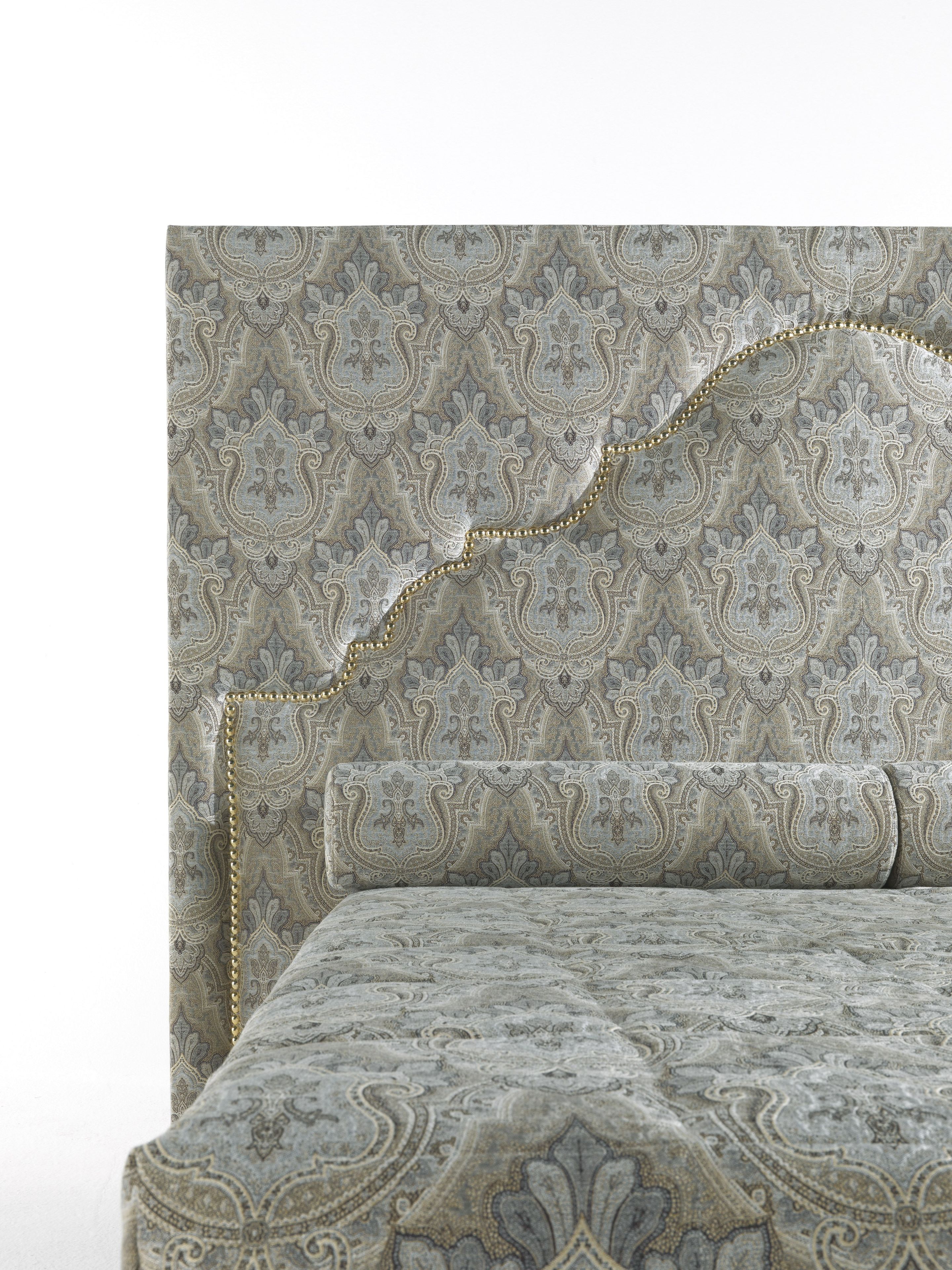 Двуспальная кровать из ткани с высоким изголовьем ETRO Home Interiors BOMBAY ARCH-00073802 - Вид №2