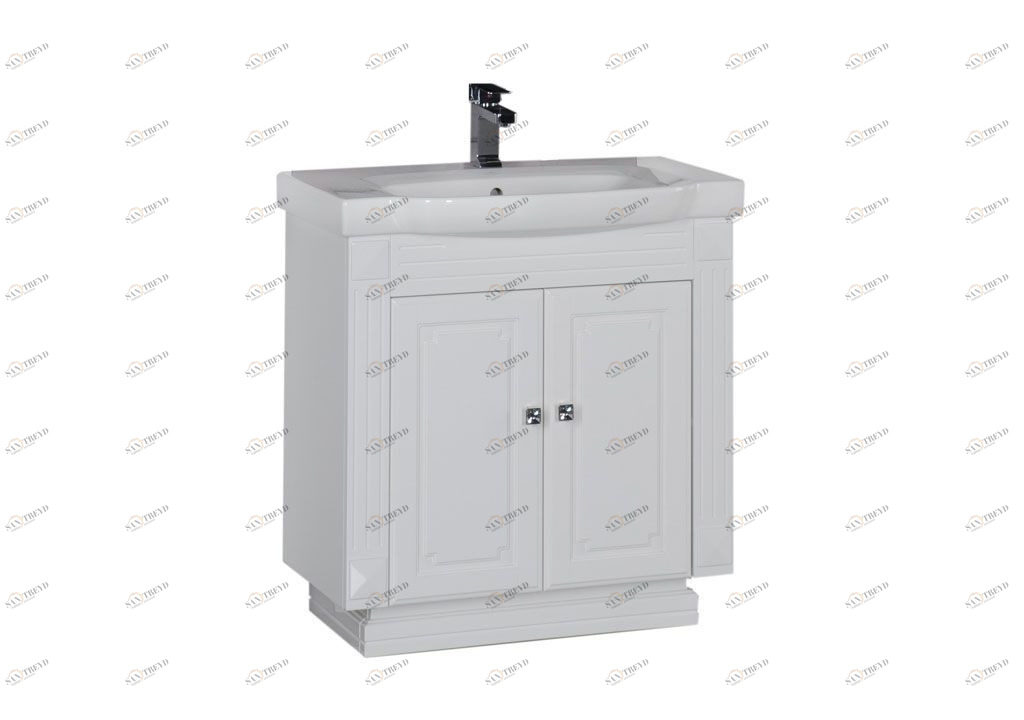 Тумба с раковиной Aquanet Фредерика 80 белый 0017009500156667