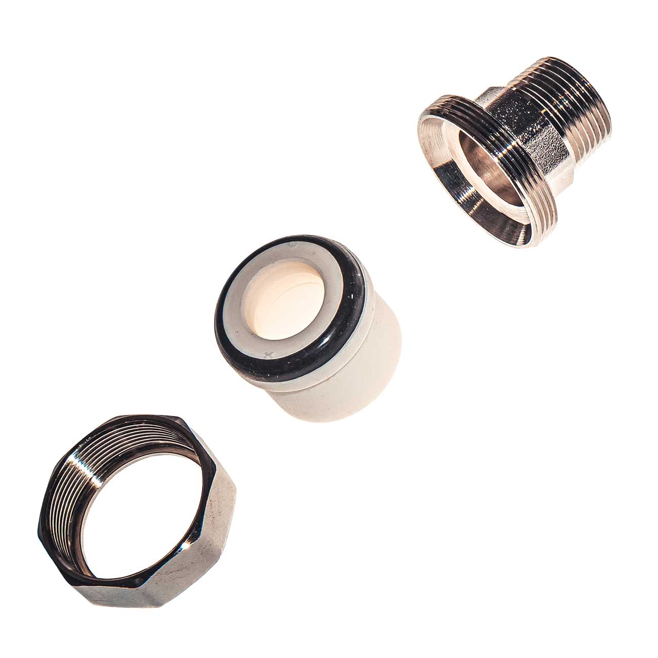 290512 Фитинг переходной с внешней резьбы 3/4" на 25мм PPR LAB.Space  - Вид №4