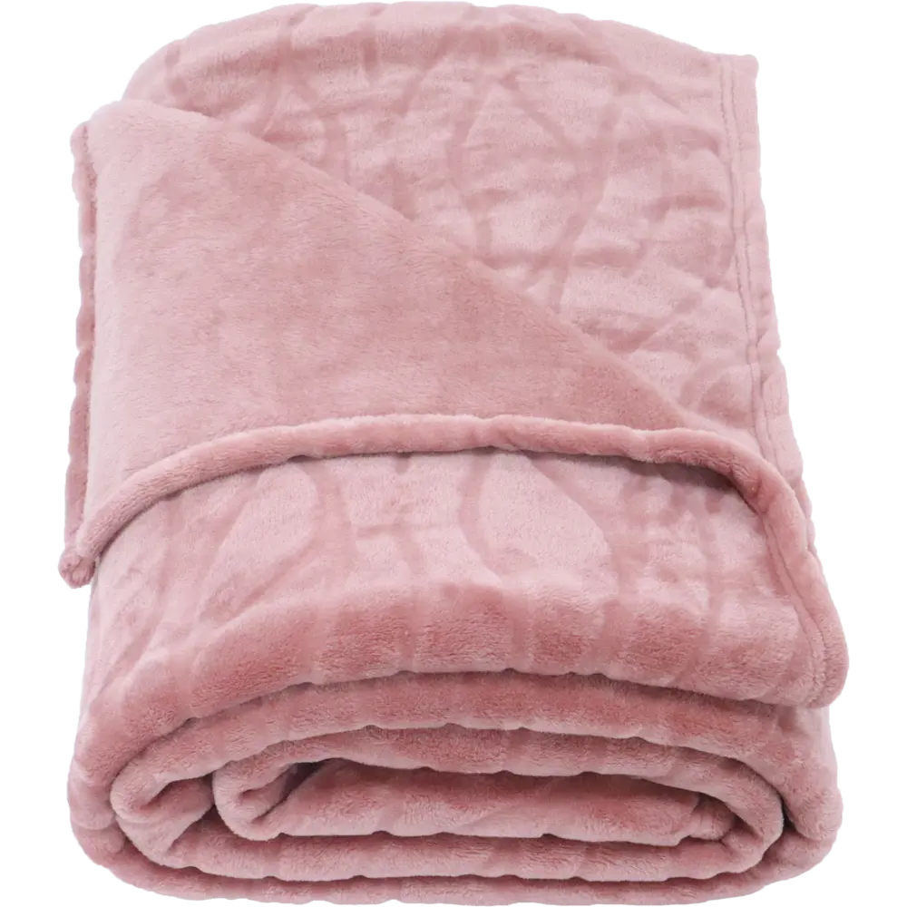 Плед «Maren» 180x200 см фланель цвет розовый Santreyd STLM-2021487 - Вид №2