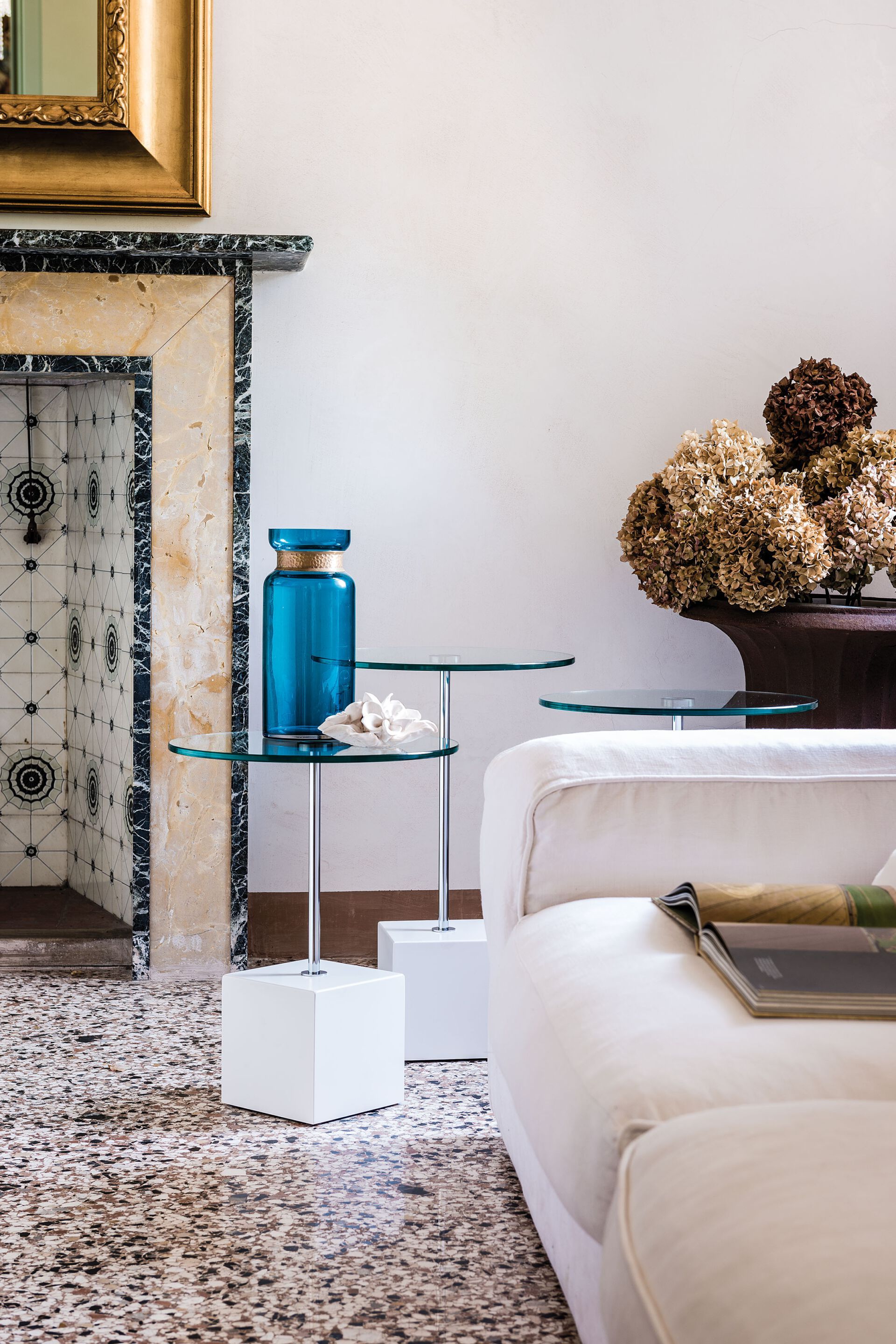 Круглый Хрустальный журнальный столик Cattelan italia AXO ARCH-00138112 - Вид №1