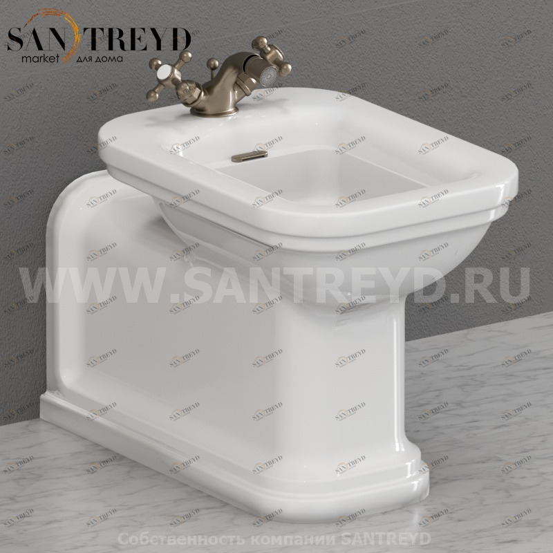 4120K3 Биде напольное Waldorf Kerasan