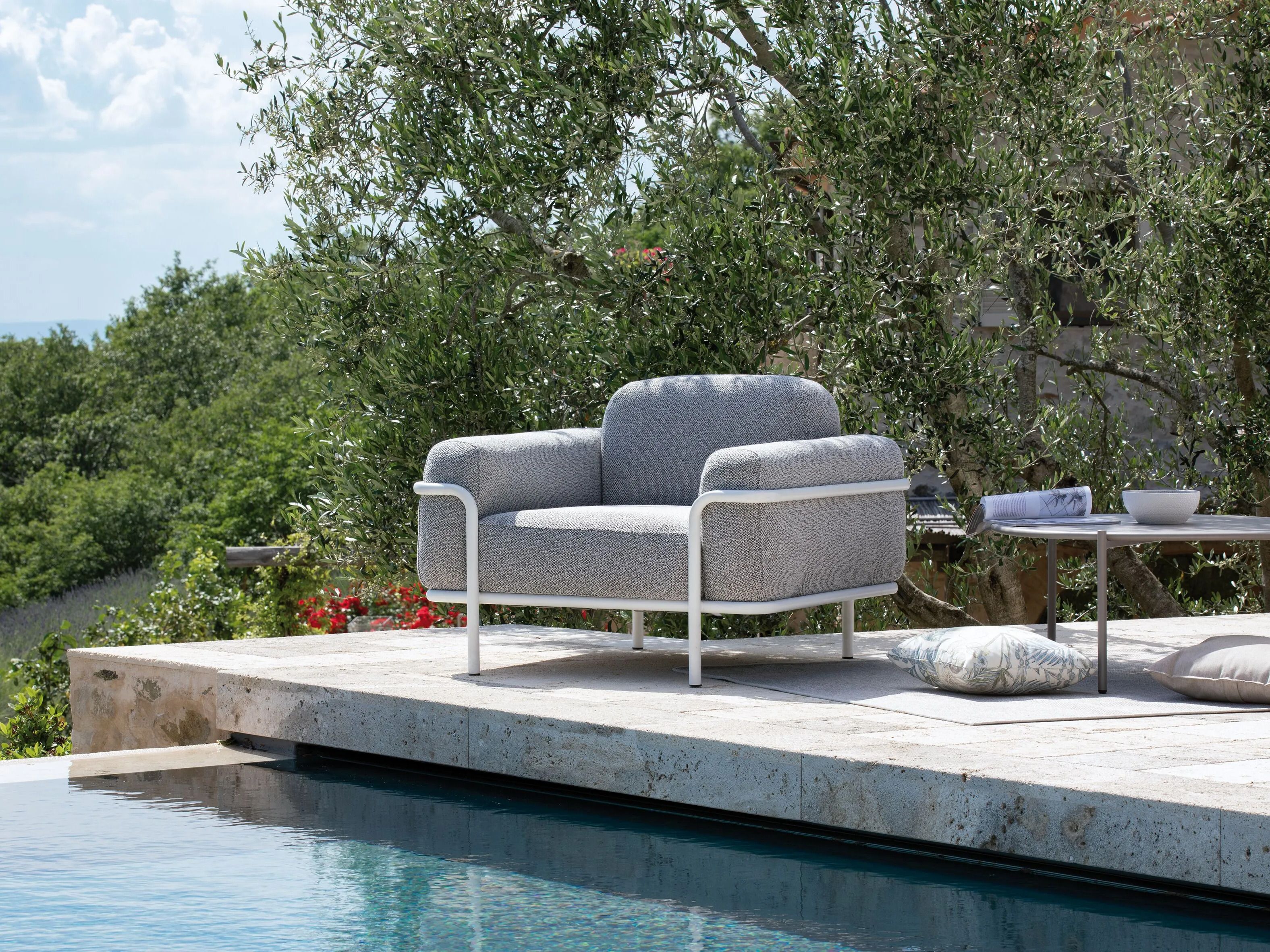 Тканевое садовое кресло с подлокотниками Vermobil Hug ARCH-00090573 - Вид №3