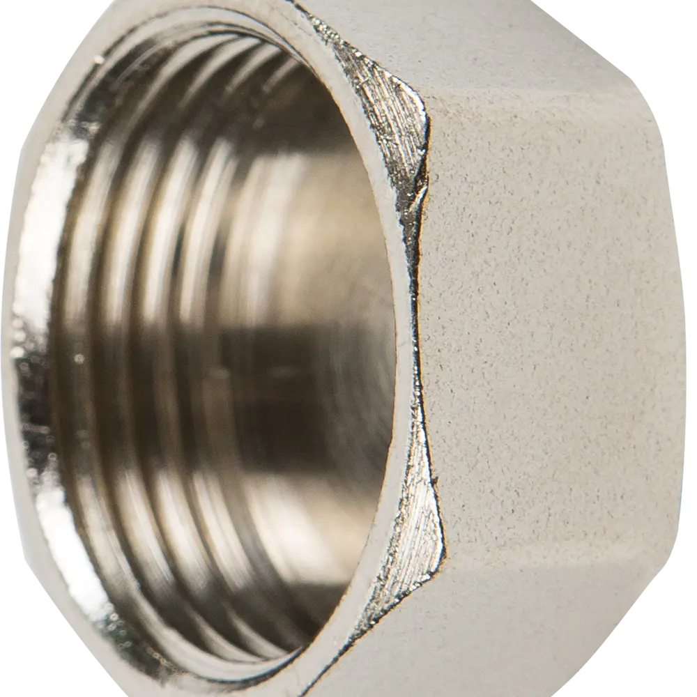 Заглушка Valtec внутренняя резьба 3/4" никелированная латунь STLM-2155658 - Вид №1