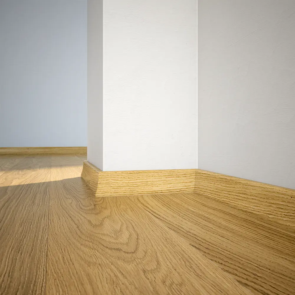 Плинтус напольный шпон 5.8 см 2.2 м цвет дуб натуральный Barlinek STLM-2178054 - Вид №4