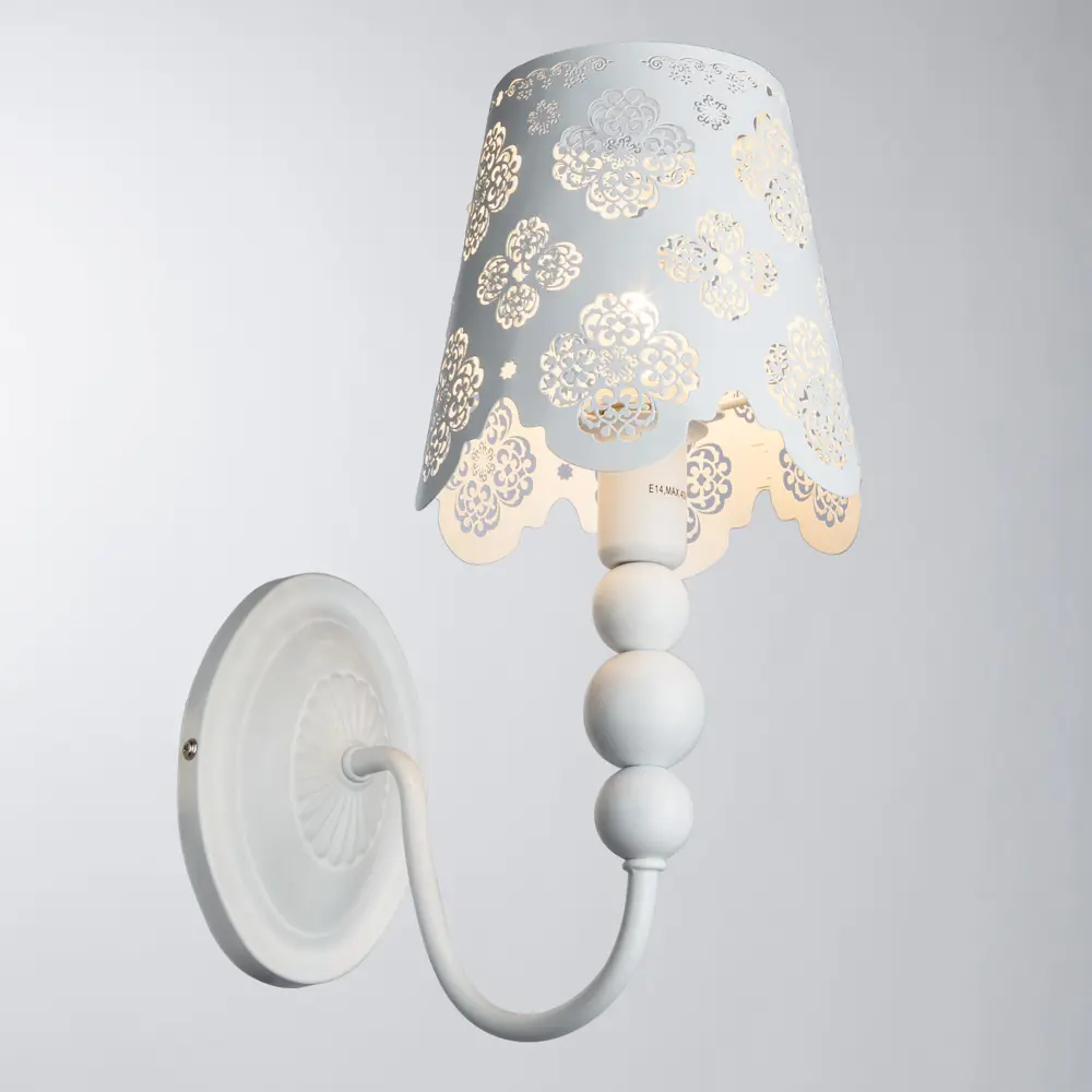 Бра Maestro 1xE14x40 Вт, металл, цвет белый Arte Lamp STLM-2059555 - Вид №3