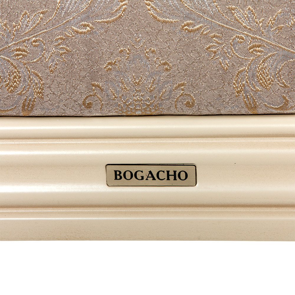 17117 Банкетка Флоренция Премиум Айвори Флора Беж BOGACHO 4627174555806 - Вид №3