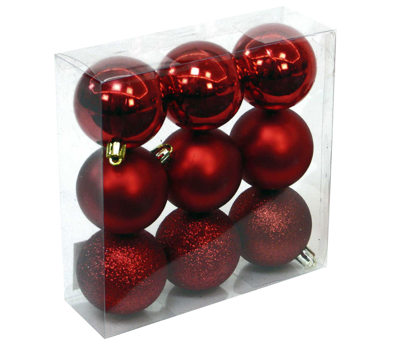 DZ-033-200 елочная игрушка, набор 9шт TO4ROOMS 