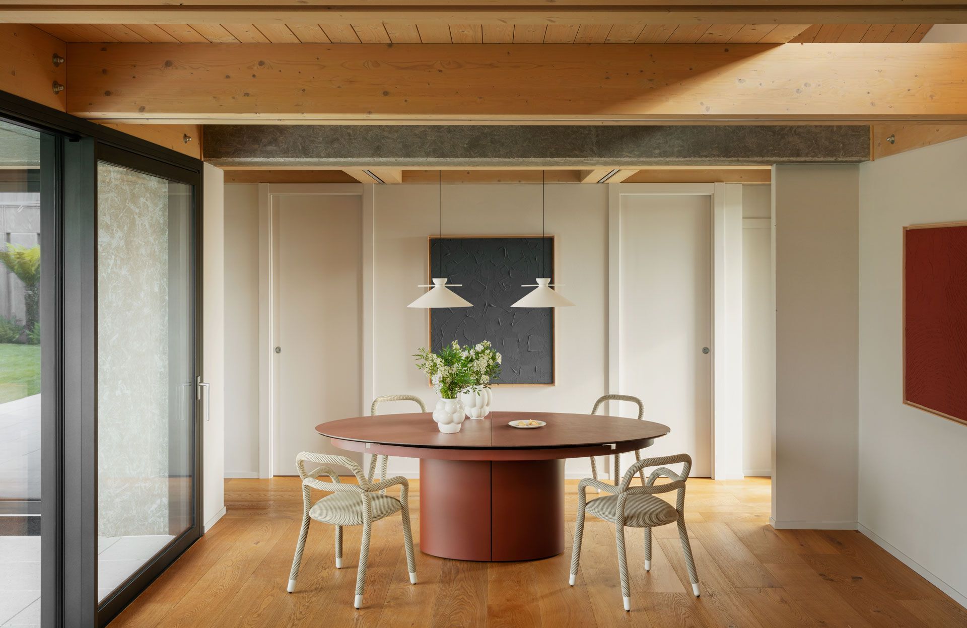 Деревянный выдвижной стол Midj кунжут ARCH-00105365 - Вид №7