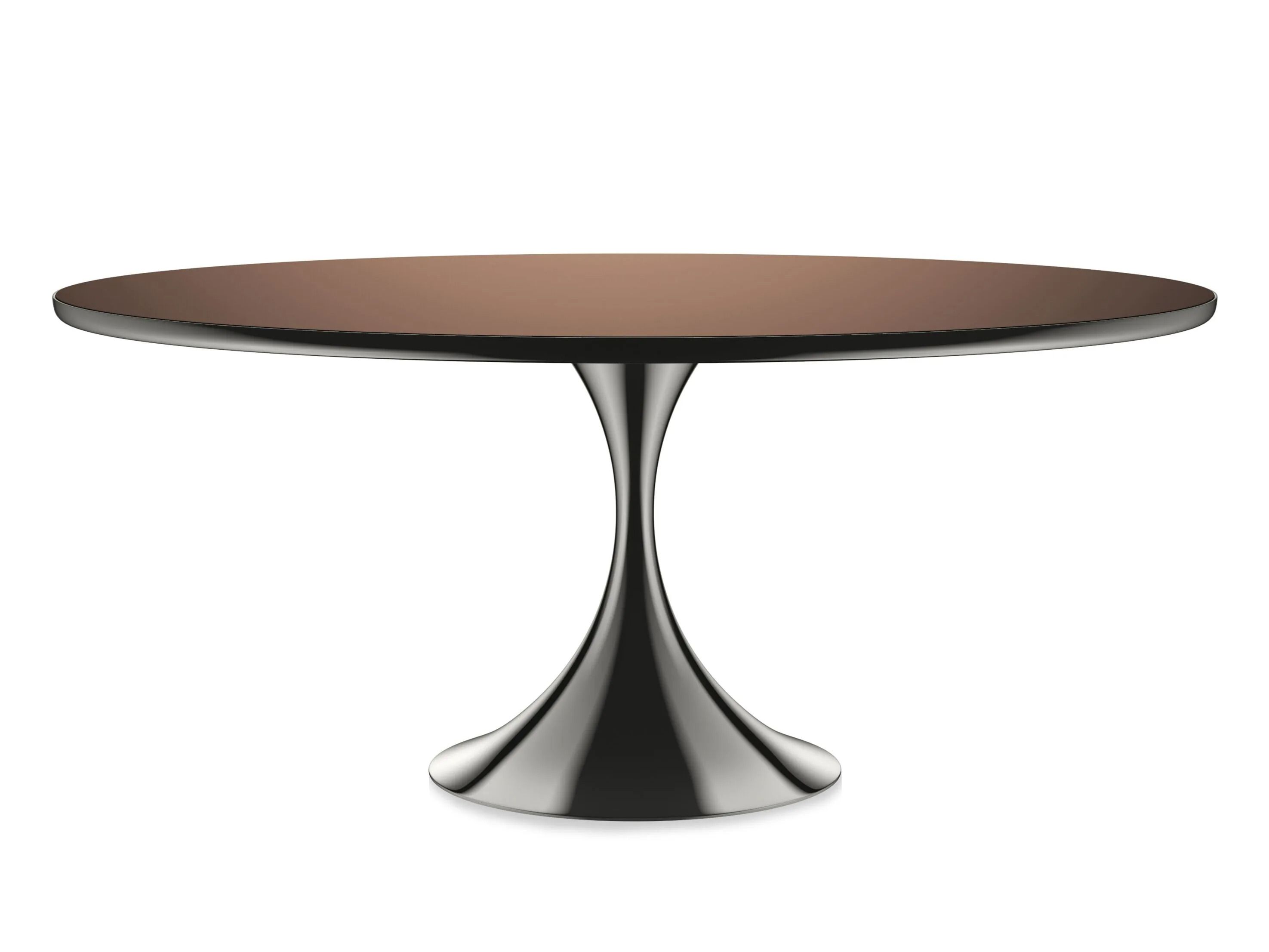 Овальный обеденный стол из зеркального стекла Caracole SEMPER ARCH-00023320 - Вид №7