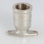 VTr.751.N.0004 Фитинг резьбовой – угольник с креплением (водорозетка) Valtec 1/2"  - Вид №6