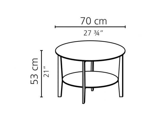 Круглый мраморный журнальный столик Casamilano DUPRÉ ARCH-00102818 - Вид №3