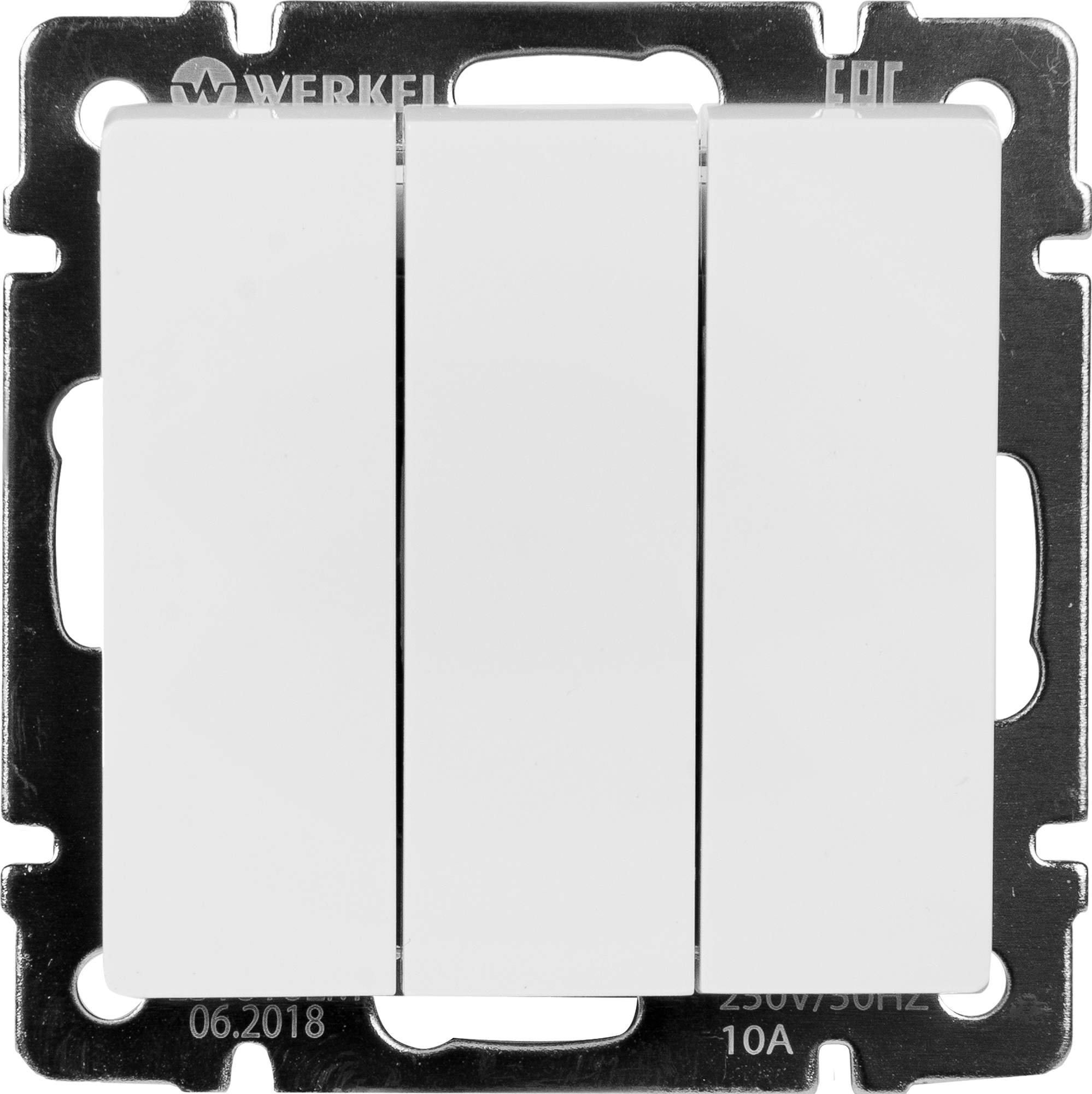 WERKEL Выключатель трехклавишный встраиваемый для зонированного освещения 81964431 STLM-0015686