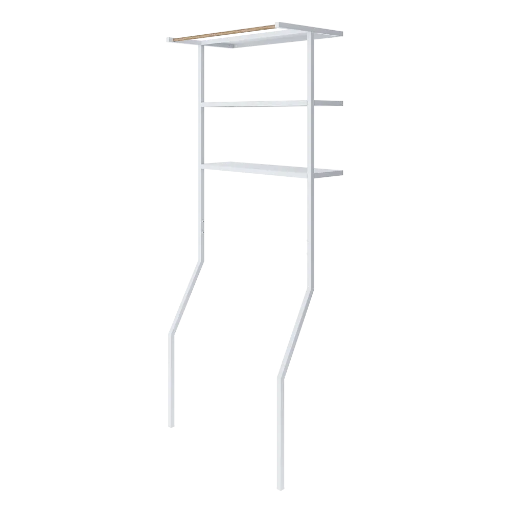 Стеллаж для стиральной машины KONSENSA Бруклин 66x38x171 см цвет белый STLM-2011877 - Вид №2