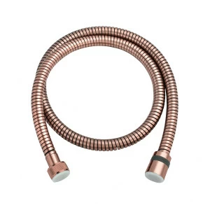 LE8037B-RBronze Душевой шланг двухзагибный 1,5 м, TURN-FREE, латунь, "красная бронза", блист. LEMARK