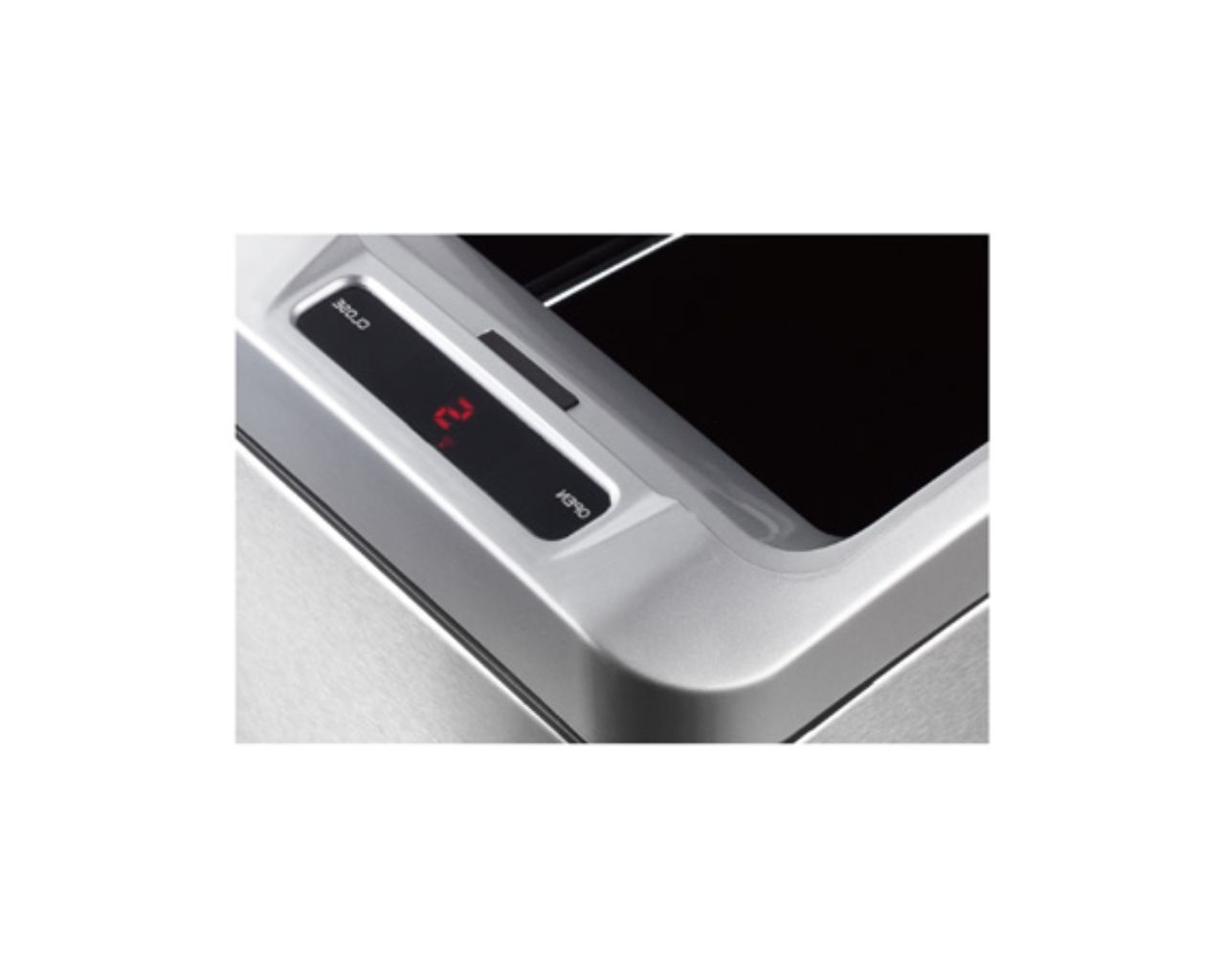 KIM502 Автоматическая корзина SENSOR, бесконтактная, прямоугольная, 8 л, матовая сталь Merida  - Вид №2