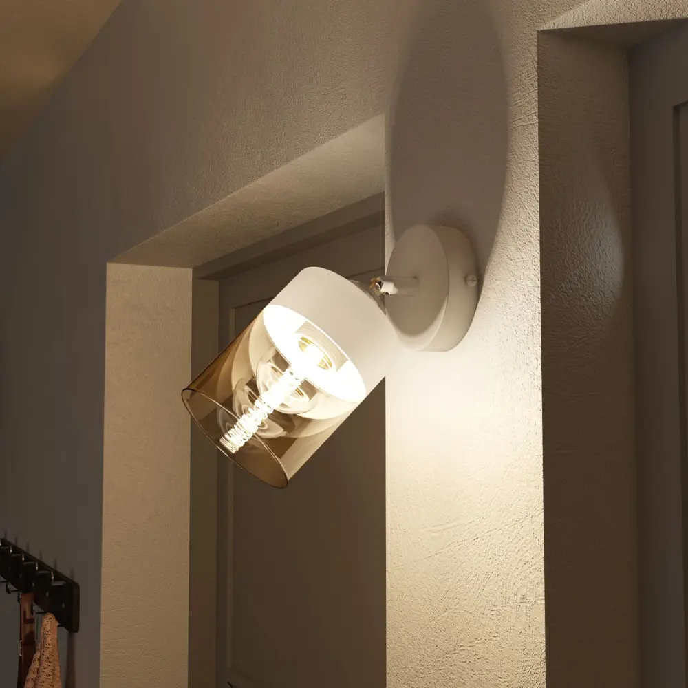 Настенный светильник KREAFORTA Vereya цвет белый STLM-2033995