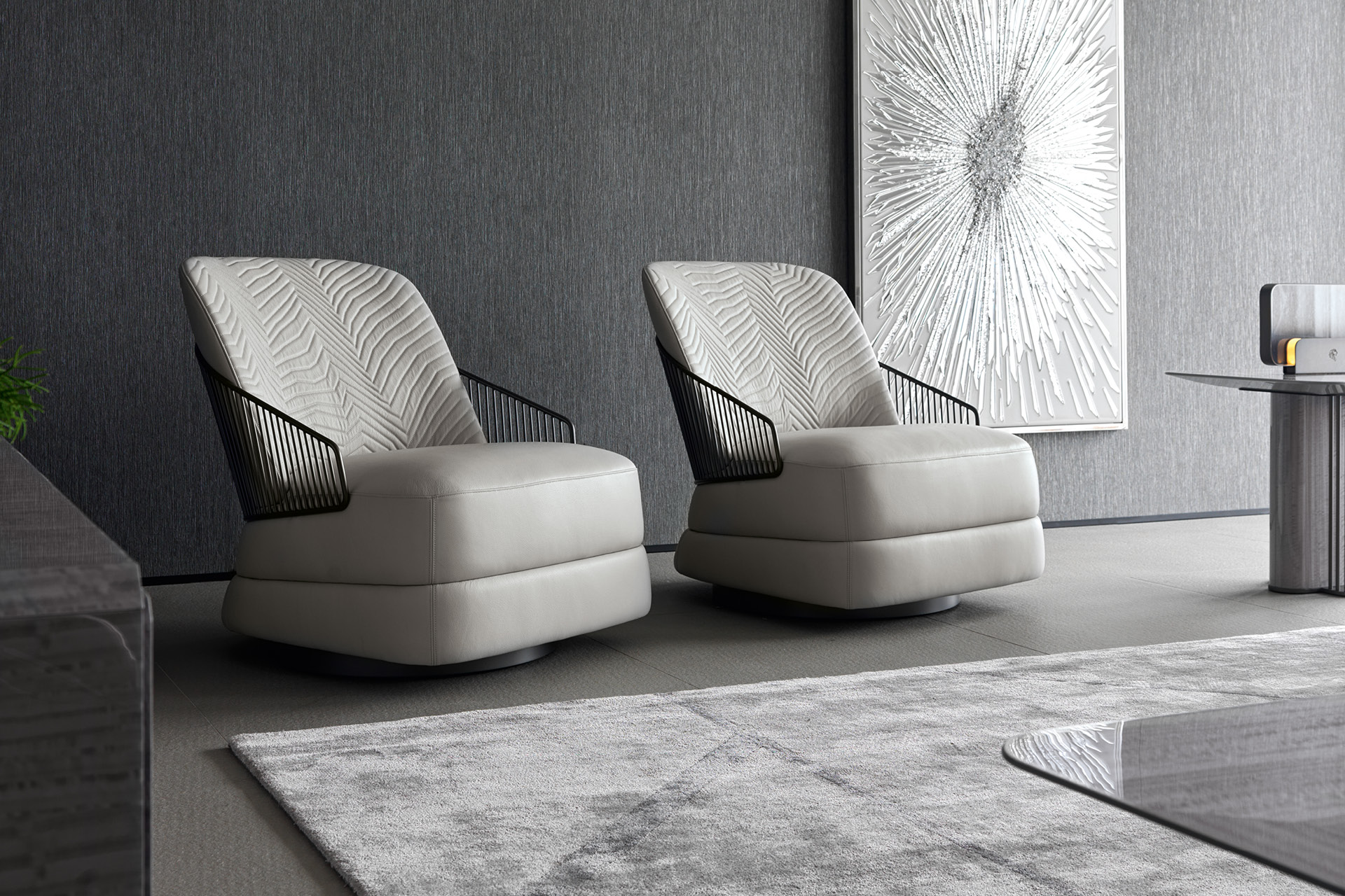 488/01 Moonlight Кресло вращающееся с подлокотниками - giorgio collection - Вид №4