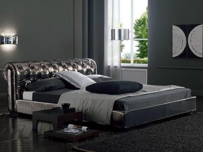 Bolzan Letti Двуспальная кровать с тафтинговым изголовьем sun-id-1355007 - Вид №4