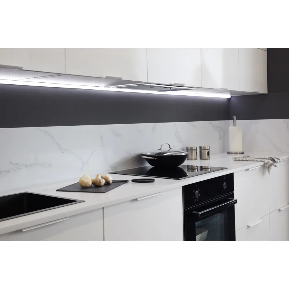 Фасад кухонный DELINIA ID Аша белый глянцевый 39.7x25.3 см 82011153 STLM-0880954 - Вид №9