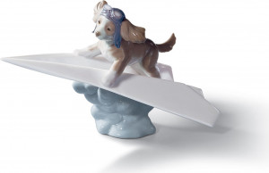 10668993 LLADRO Фигурка Lladro "Унесемся прочь!" 19x12см Фарфор