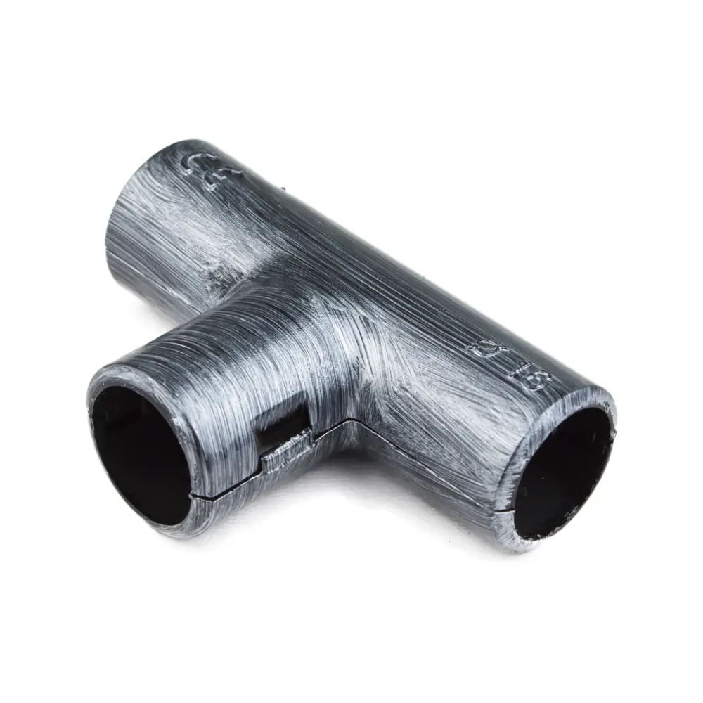 Тройник для кабель-канала 20x6.5 см цвет серебристый 82709339 STLM-2104964 Santreyd 