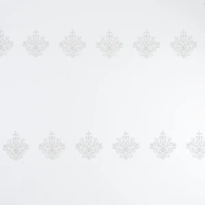 Тюль с вышивкой на сетке Короны 1 п/м 290 см цвет кремовый