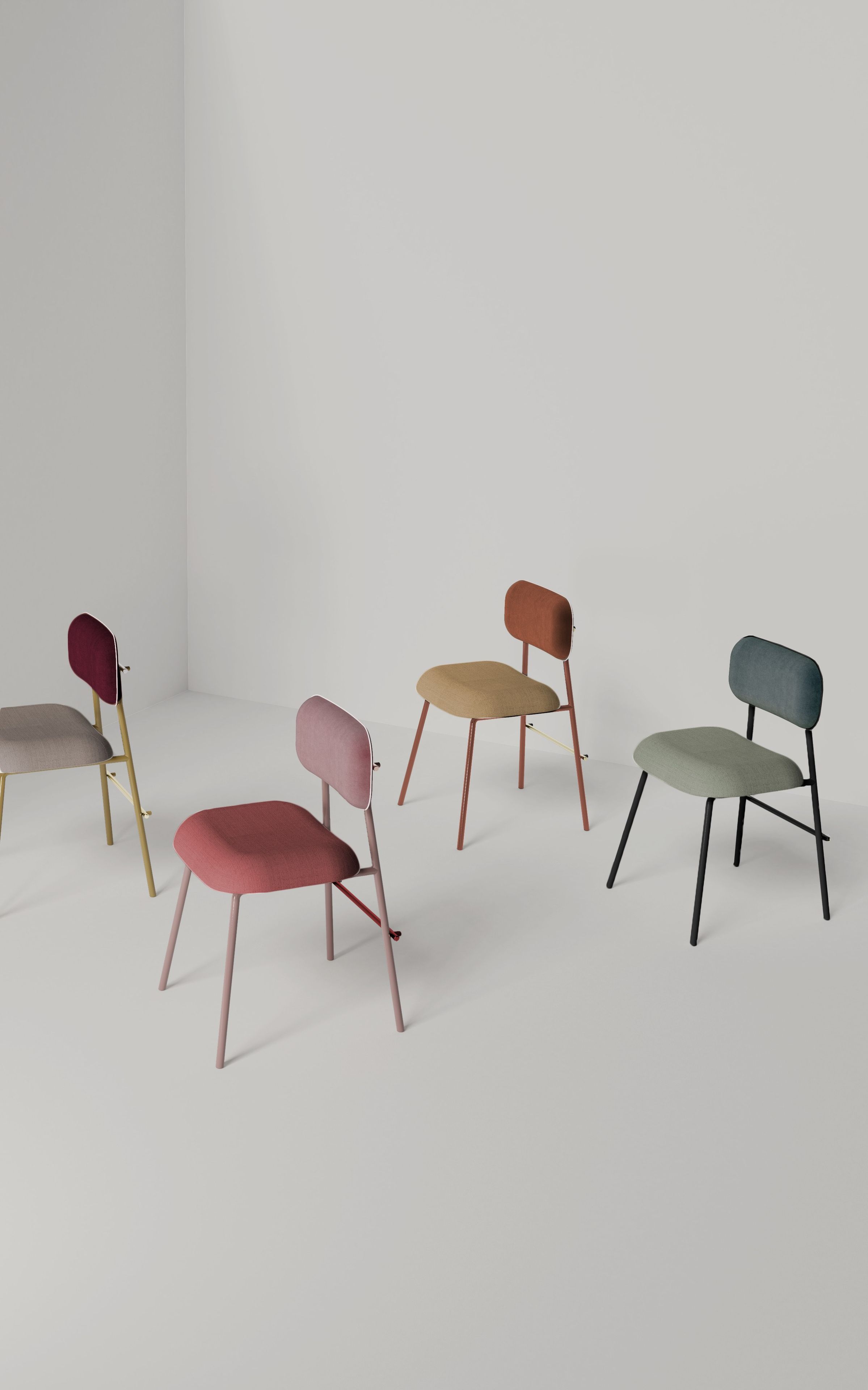 Мягкий стул из ткани Mambo Unlimited Ideas Майами ARCH-00146953 - Вид №4