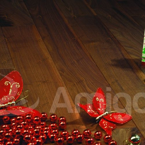 Массивная доска Viscork Exotic Орех американский Натур (Гладкая) 400-1600х120 мм 3100300036