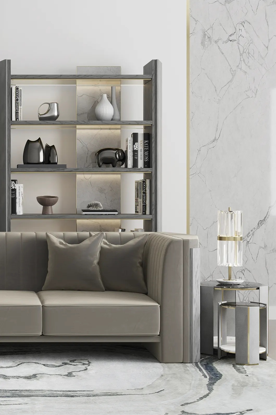 Большой приставной столик LUXXU Algerone 352 - Вид №4