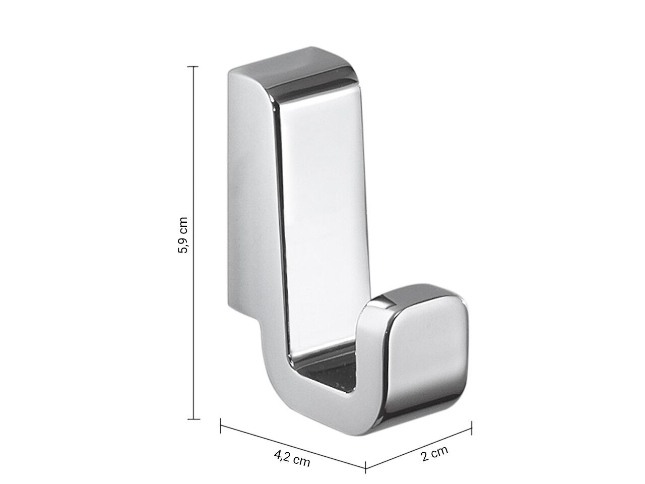 Вешалка для полотенец из латуни GEDY Самоа ARCH-00110655 - Вид №3