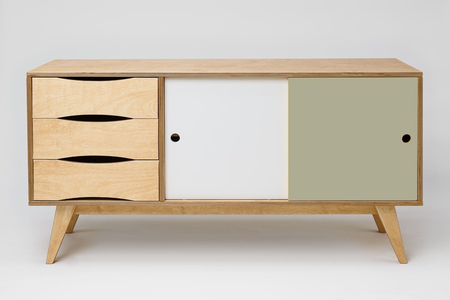 Деревянный шкаф с ящиками с раздвижными дверями Radis Special treasures ARCH-00093521 - Вид №4