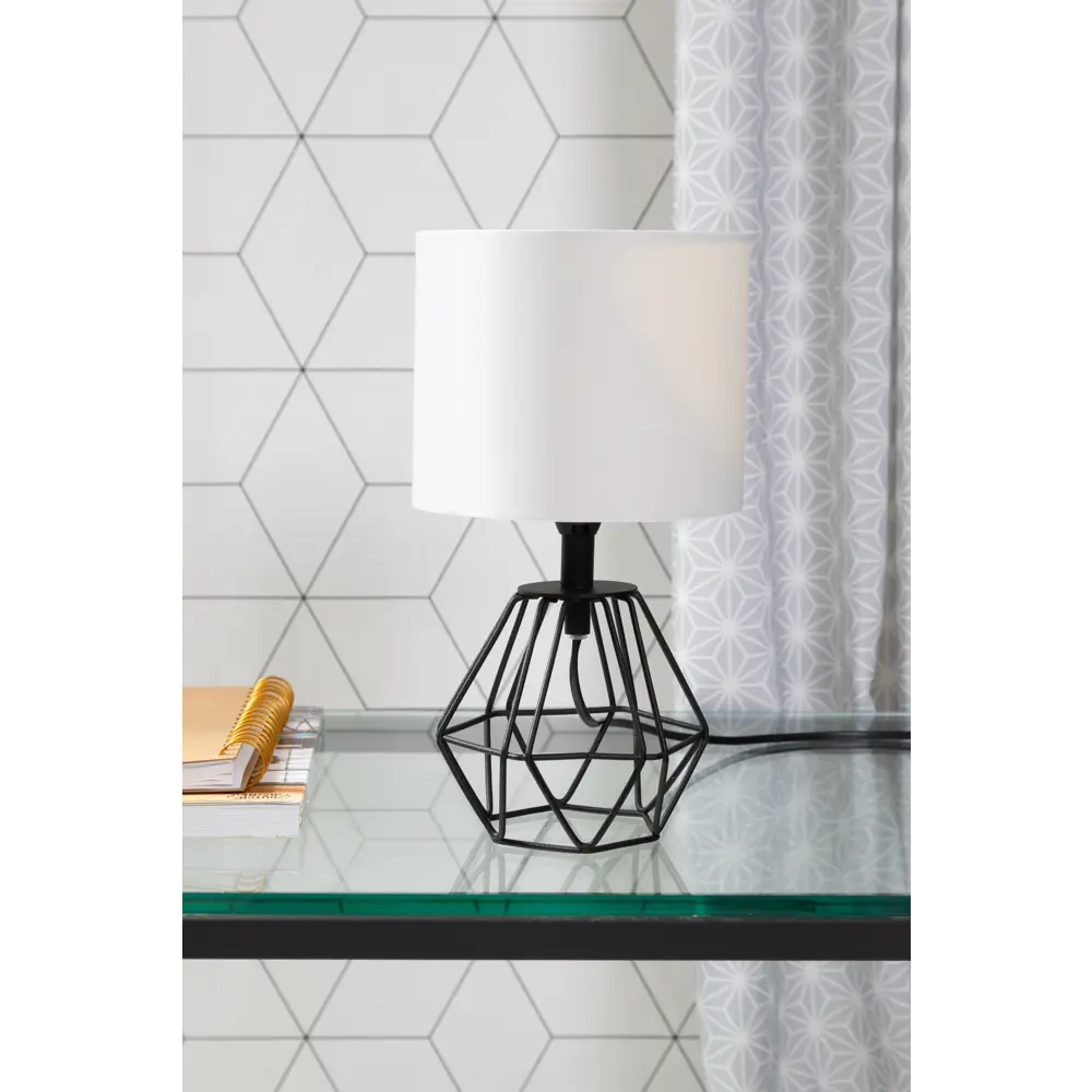 Настольная лампа Eglo «Carlton2» 1xE14x60 Вт, цвет чёрный/белый STLM-2160234 - Вид №10