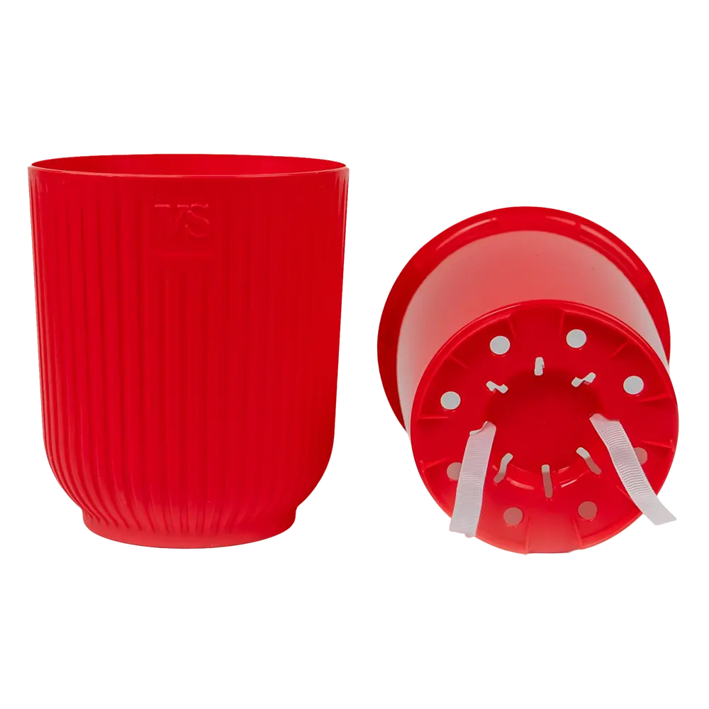 Горшок с фитильным поливом Эйва 1.6л коралловый Santreyd AMО STLM-2008881 - Вид №1