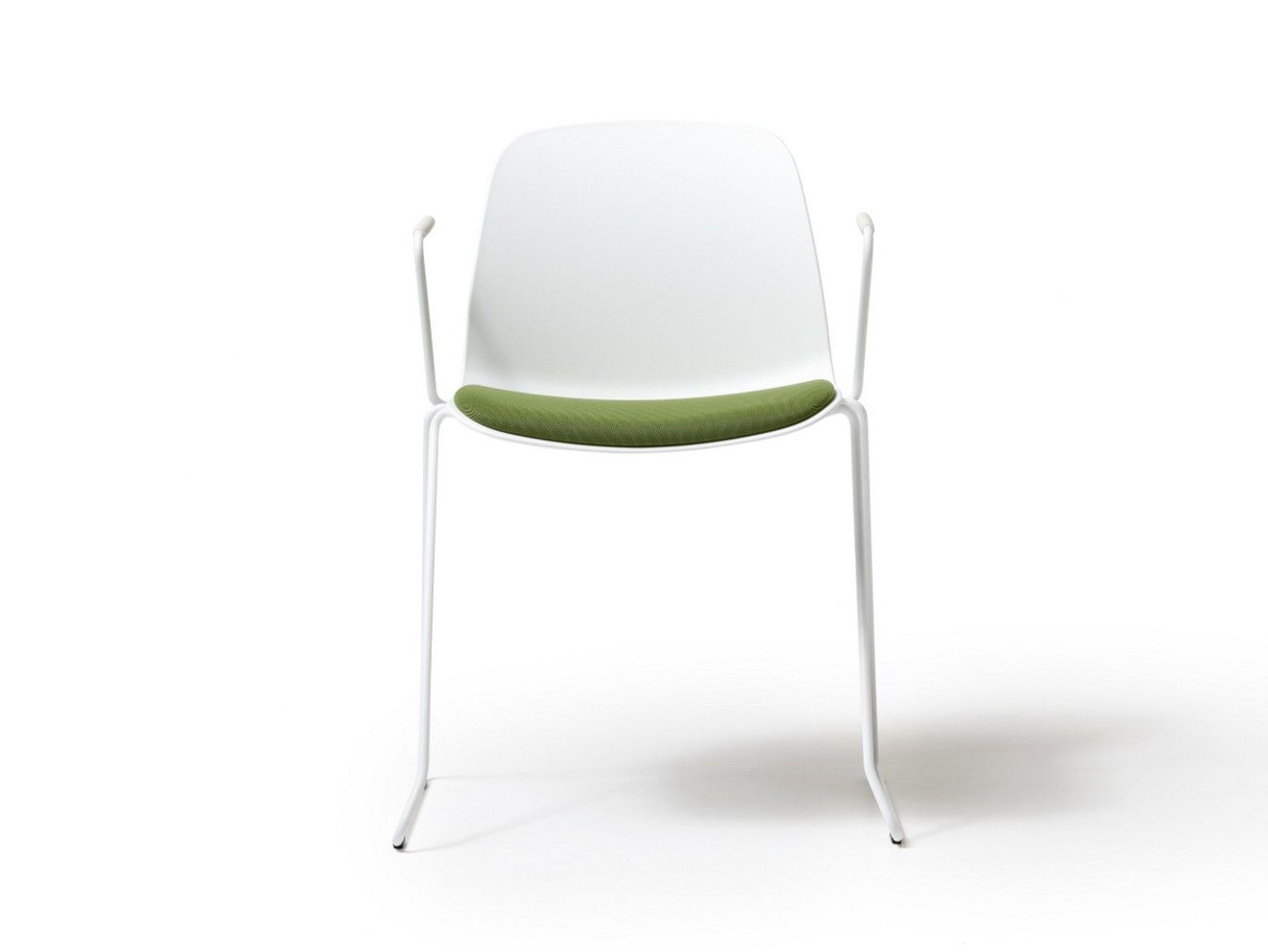 Стул для конференций из полипропилена с подлокотниками Diemme Kire ARCH-00128245