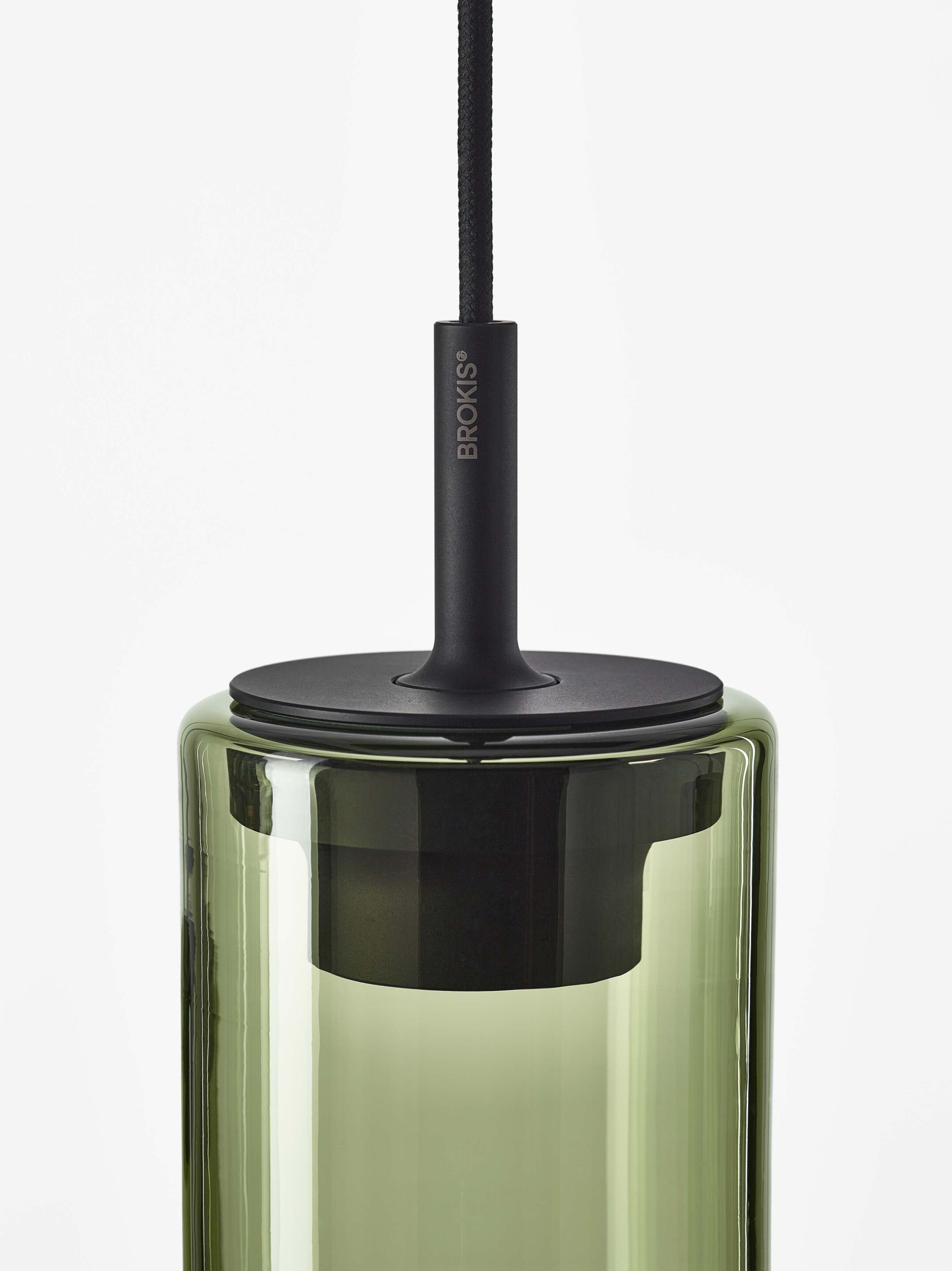 Опаловое стекло ручной работы светодиодный подвесной светильник BROKIS Бамбуковый лес ARCH-00149617 - Вид №6