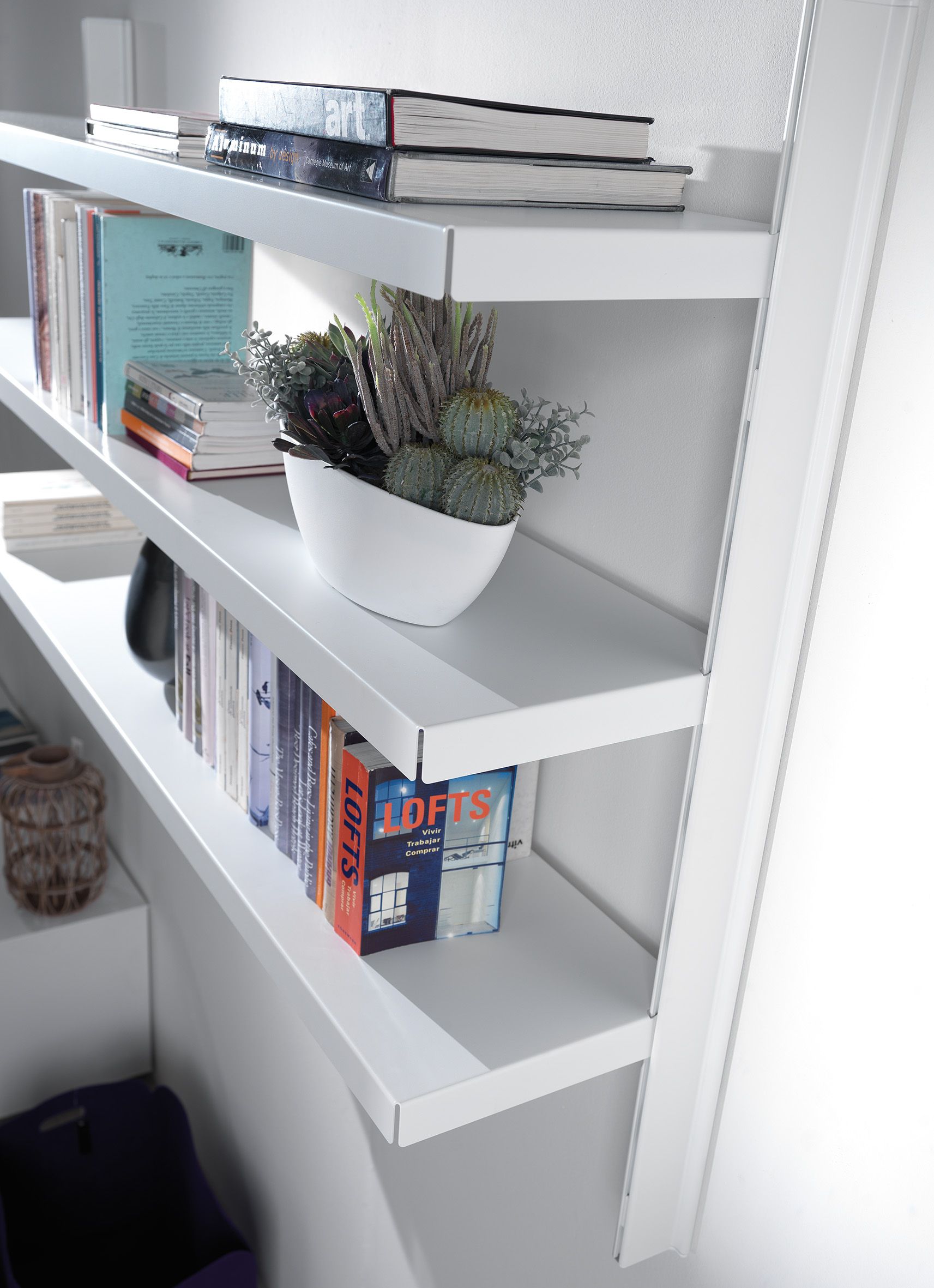 Секционный настенный книжный шкаф Caimi Brevetti ARCH-00062785 - Вид №8