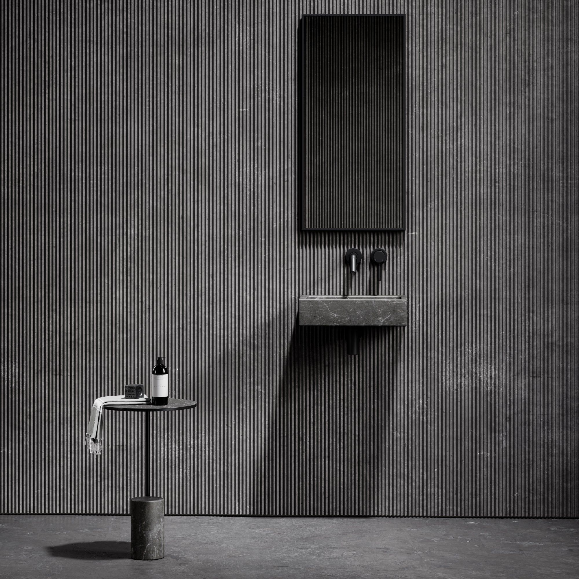 Прямоугольная подвесная раковина из мрамора Pietra Grey LUSSO VIA ARCH-00148864 - Вид №2