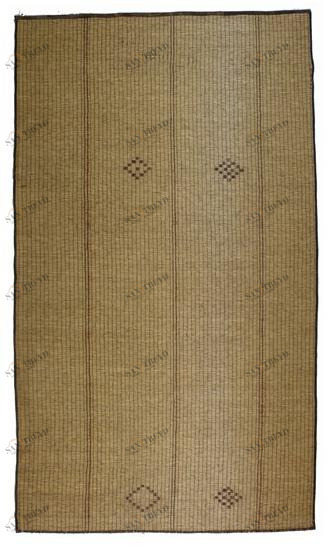 AFOLKI Прямоугольный коврик из дерева и кожи Tuareg St54tu