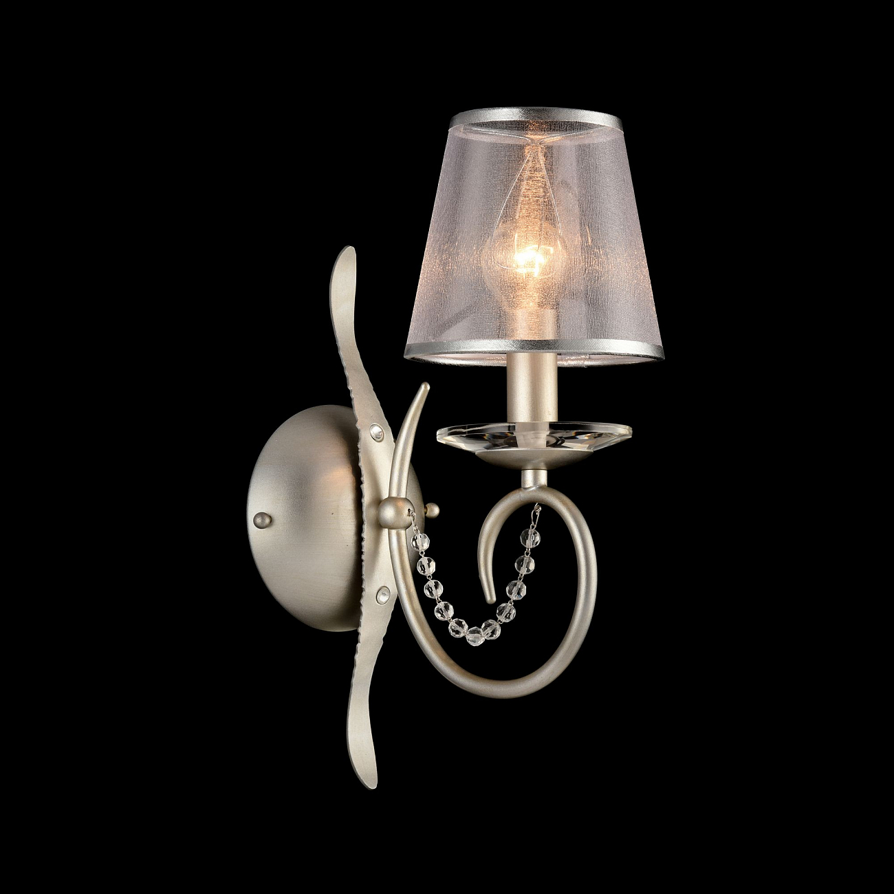 Бра настенное серебряное Darina FR2755-WL-01-BR FREYA CLASSIC 00-3957487 Серебро - Вид №7