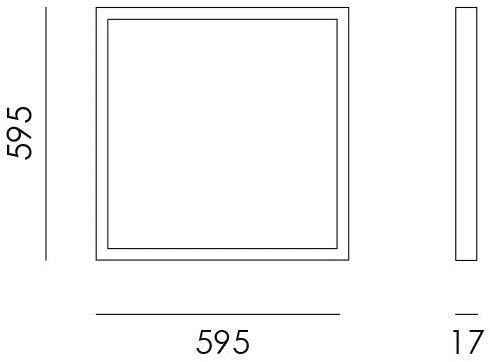 NEXO LUCE Встраиваемый светодиодный светильник для подвесных потолков Inlux recessed 5180 - Вид №1