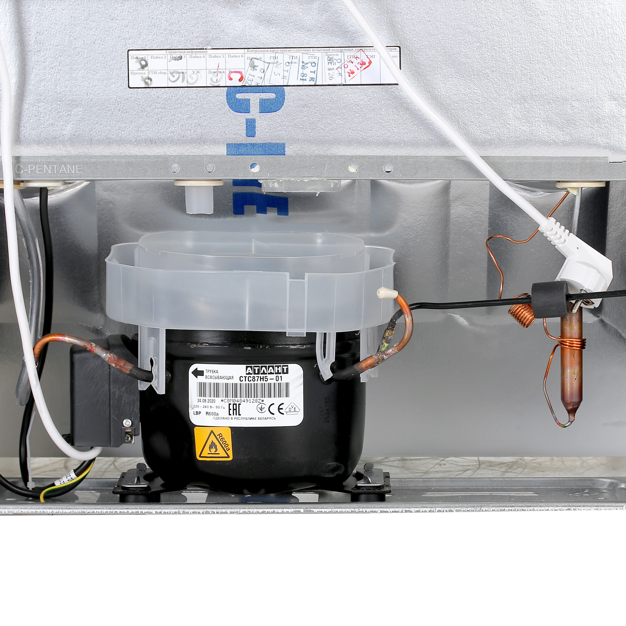 8136218 Холодильник с морозильником   ATLANT 4625-141 серебристый STDN-0131577 - Вид №8