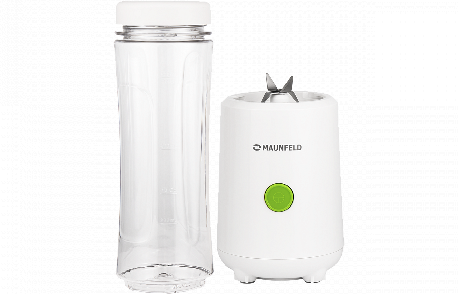 MF-132W Портативный блендер / блендер со стаканом, 300 вт, 0.6 л, белый Maunfeld Santreyd  - Вид №3