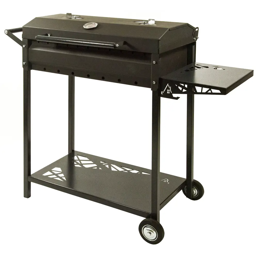 Мангал-Барбекю Дачный сезон Кёльн К-60 102x48x92 см сталь черный Santreyd STLM-2148089 - Вид №2