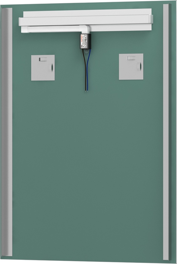 BY 2300 Зеркало со встроенным LED-светильником 2 W сенсорное EVOFORM Ledline - Вид №2