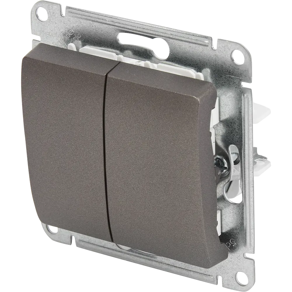 Schneider Electric Glossa — Двуклавишный переключатель для умного освещения 84730730 STLM-0054169 - Вид №1