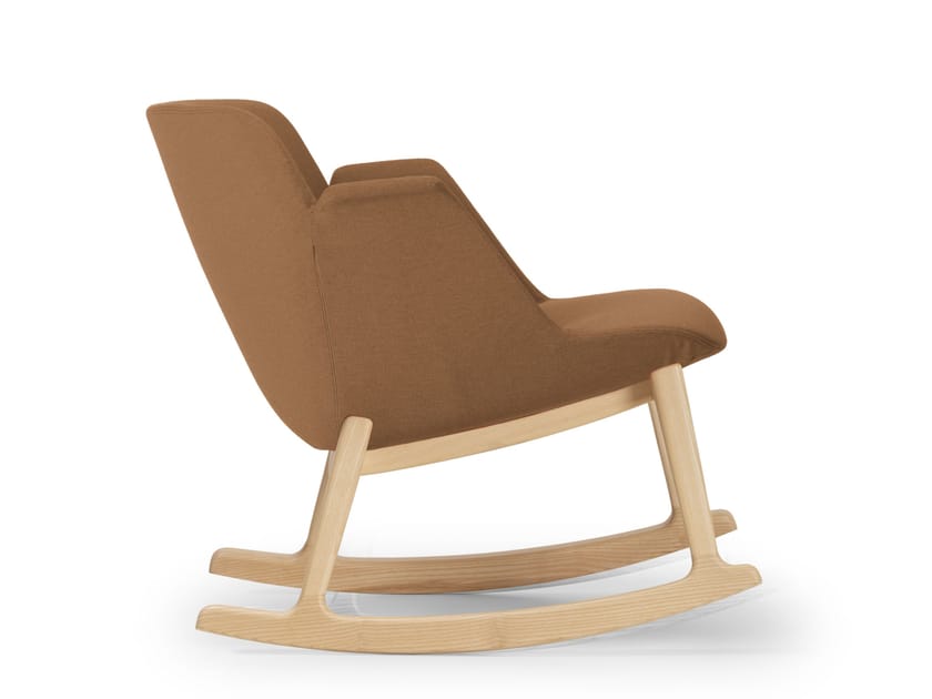 Кресло-качалка из ткани с подлокотниками True Design Hive ARCH-00059910