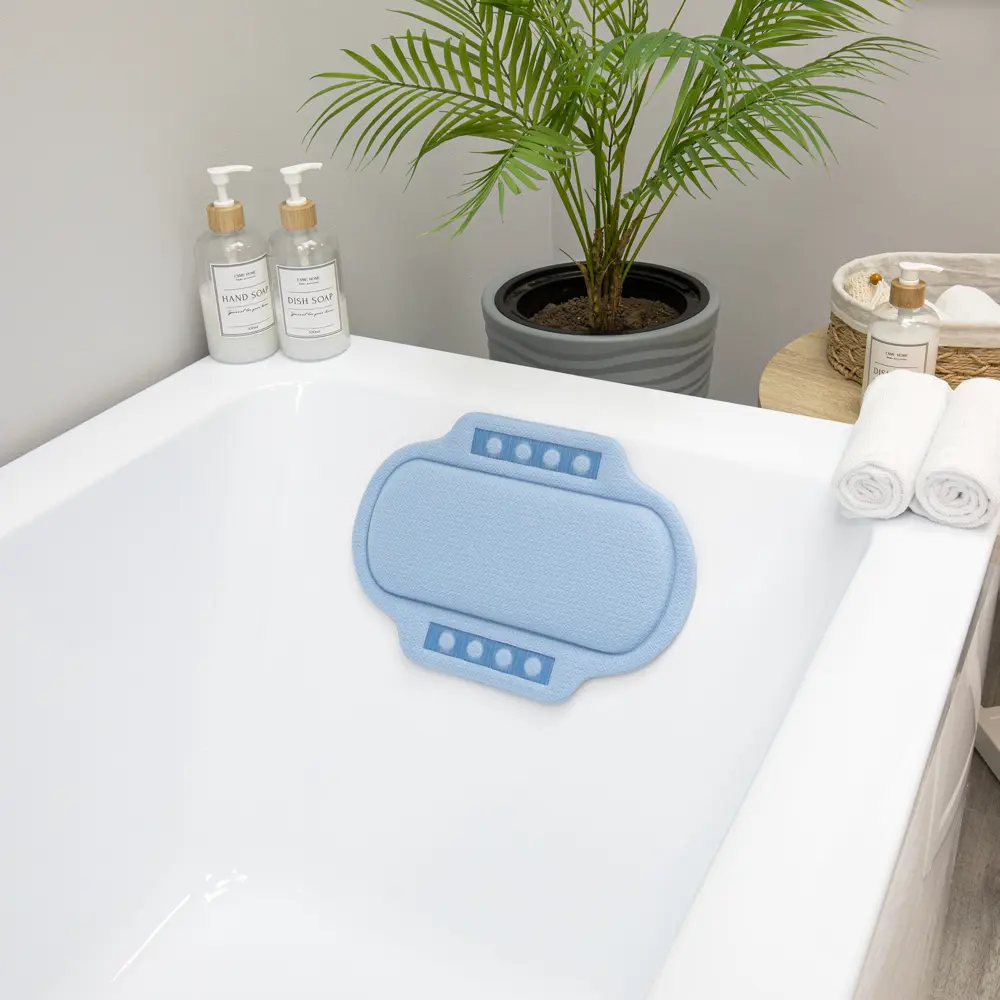 Подушка для ванны V-Line 25x37 см цвет небесно-голубой Без серии STLM-2034834 - Вид №2