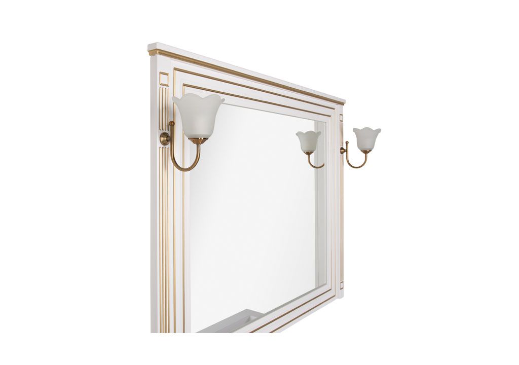 Мебель для ванной Aquanet Паола 120 белый/золото (литьевой мрамор) 00187865 - Вид №5